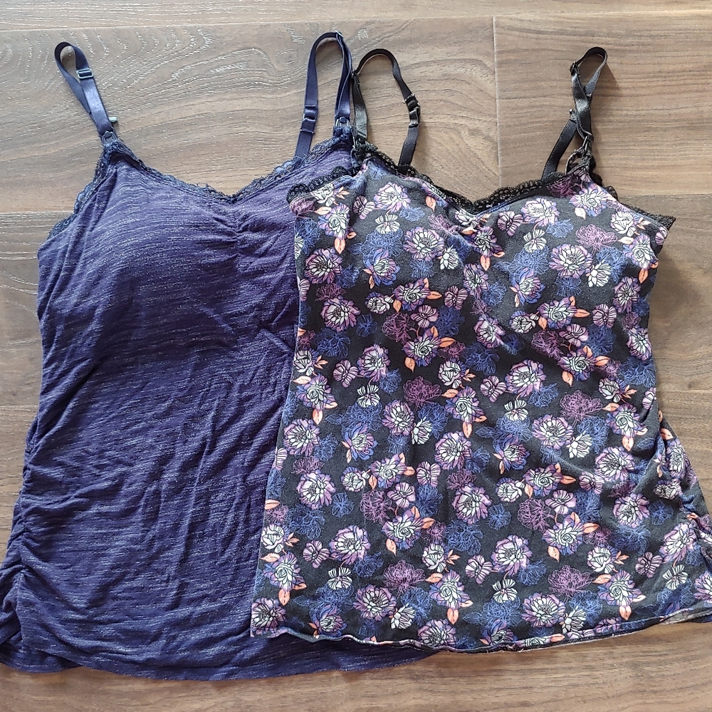 Clip down nursing cami tank